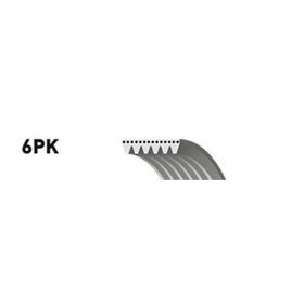 Gates 6PK1238 Kanallı Kayış