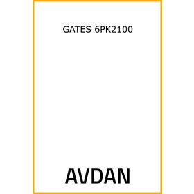Gates 6PK2100 Kanallı Kayış