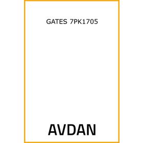 Gates 7PK1705 Kanallı Kayış