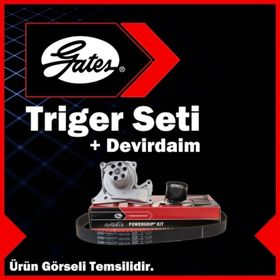 Gates Fiat Punto 1.9 JTD 1999-2012 Devirdaimli Triger Seti