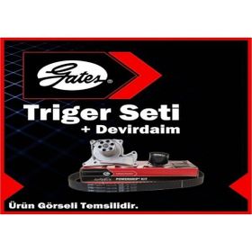 Gates Fiat Punto 1.9 JTD 1999-2012 Devirdaimli Triger Seti