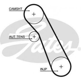 Gates K015541XS 091X200 cm Focus I-II 98-C-Max-Mondeo IV 07-Connect 02-1 Eksantrik Gergi Kiti