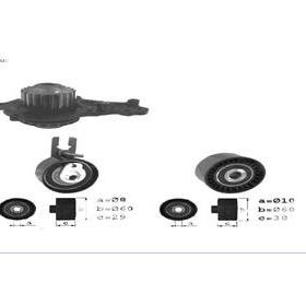 Gates KP15587XS P206 P207 P307 C1 C2 C3 I II II C3 Pluriel Xsara II DV4TD 1.4 HDI 8V Fiesta 1.4TDCI 144 Dış Kayış Mazda 2 1.4 MZR-CD 08-15 Devirdaim Su Pompası ve Triger Seti