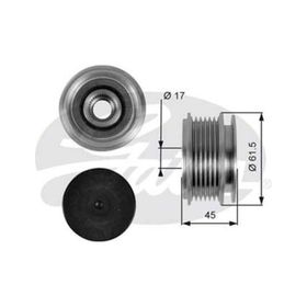 Gates OAP7013 Passat Rumanlı Alternatör Kasnağı