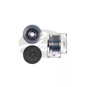 Gates OAP7117 Alternatör Kasnağı