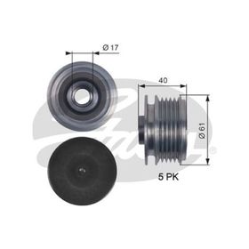 Gates OAP7117 Alternatör Kasnağı