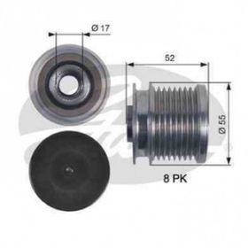 Gates OAP7123 Alternatör Kasnağı
