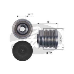 Gates OAP7123 Alternatör Kasnağı