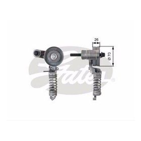 Gates Opel Corsa D 1.2 / 1.4 V Kayış Gergi Kütüğü Komple