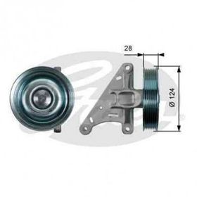 Gates T36427 Alternatör Gergi Rulmanı