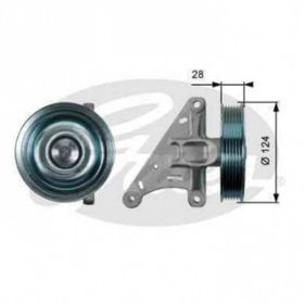 Gates T36427 Alternatör Gergi Rulmanı