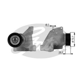 Gates T38316 Gergi Rulmanı