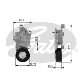 Gates T38331 Alternatör Gergi Rulmanı