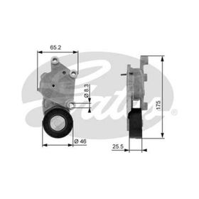 Gates T38331 Alternatör Gergi Rulmanı