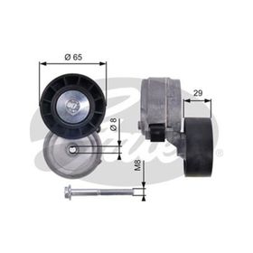 Gates T38364 Alternatör Gergi Rulmanı