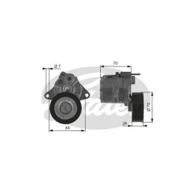Gates T38415 Gergi Rulmanı