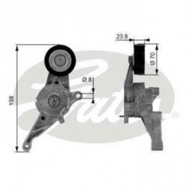 Gates T38436 Gergi Rulmanı
