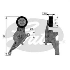 Gates T38436 Gergi Rulmanı