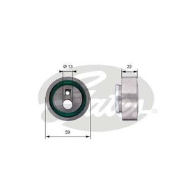 Gates T41129 Eksantrik Gergi Rulmanı
