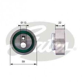 Gates T41129 Eksantrik Gergi Rulmanı