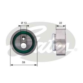 Gates T41129 Eksantrik Gergi Rulmanı