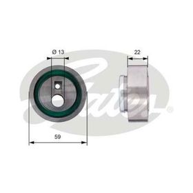 Gates T41129 Eksantrik Gergi Rulmanı