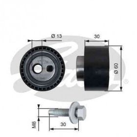 Gates T41140 Eksantrik Gergi Rulmanı