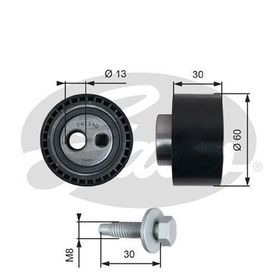 Gates T41140 Eksantrik Gergi Rulmanı
