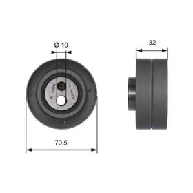 Gates T41141 Eksantrik Gergi Rulmanı