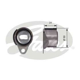 Gates T41157 Eksantrik Gergi Rulmanı