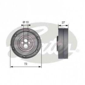Gates T41216 Eksantrik Gergi Rulmanı