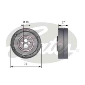Gates T41216 Eksantrik Gergi Rulmanı
