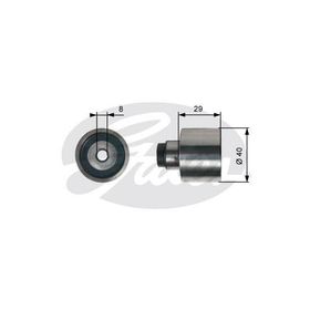 Gates T42309 Eksantrik Gergi Rulmanı
