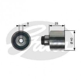 Gates T42309 Eksantrik Gergi Rulmanı