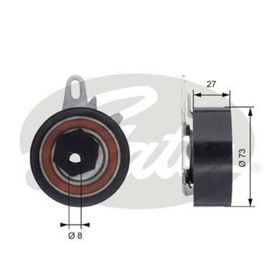 Gates T43067 Eksantrik Rulmanı