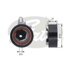 Gates T43067 Eksantrik Rulmanı