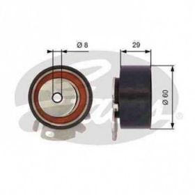 Gates T43068 Eksantrik Gergi Rulmanı