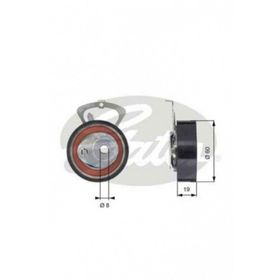 Gates T43140 Eksantrik Gergi Rulmanı