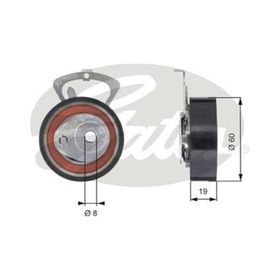Gates T43140 Eksantrik Gergi Rulmanı