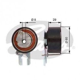 Gates T43158 Eksantrik Gergi Rulmanı