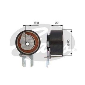 Gates T43158 Eksantrik Gergi Rulmanı