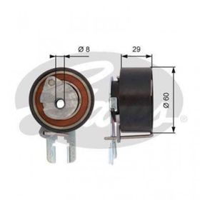 Gates T43158 Eksantrik Gergi Rulmanı