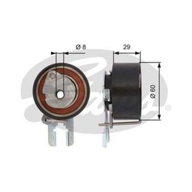 Gates T43158 Eksantrik Gergi Rulmanı