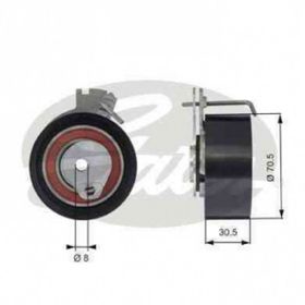 Gates T43159 Eksantrik Gergi Rulmanı