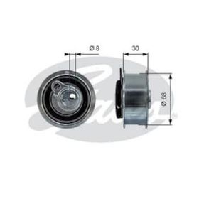 Gates T43219 Eksantrik Gergi Rulmanı