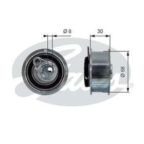 Gates T43219 Eksantrik Gergi Rulmanı