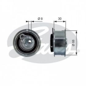 Gates T43219 Eksantrik Gergi Rulmanı