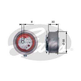 Gates T43219 Eksantrik Gergi Rulmanı