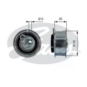 Gates T43219 Eksantrik Gergi Rulmanı