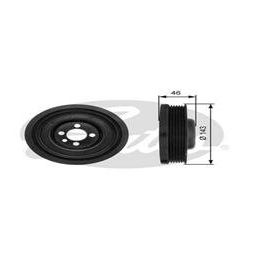 Gates TVD1040 Krank